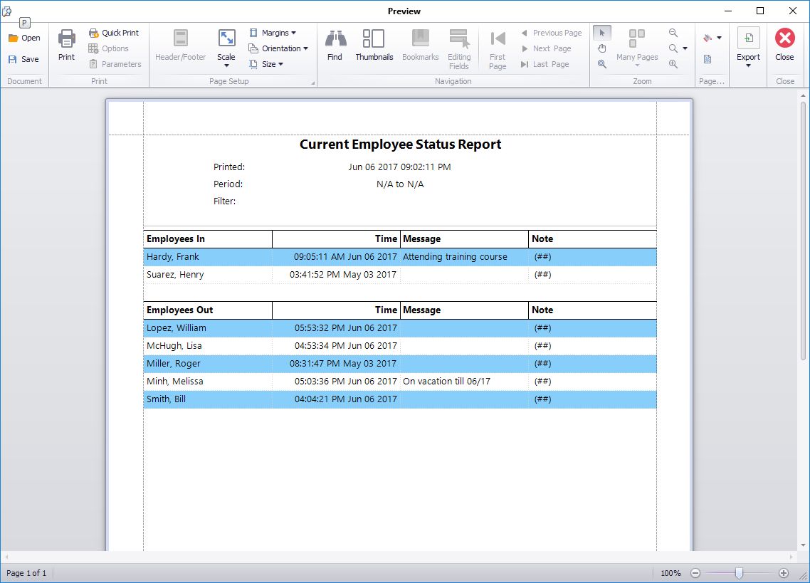 free simple time clock software