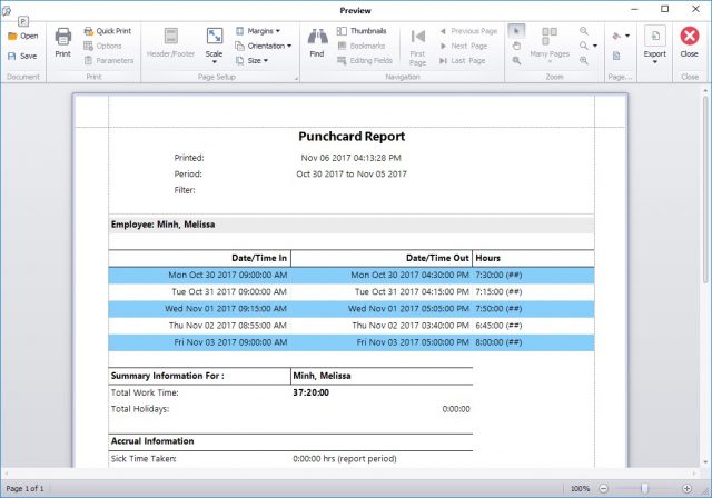 Choose Time Punches from Hours and Minutes or Decimal Hours - Time ...