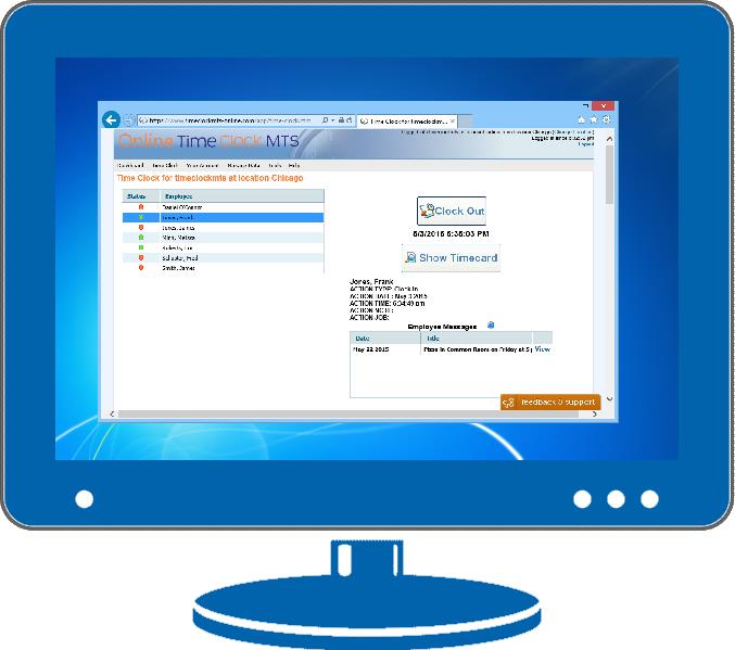 Online Time Clock MTS