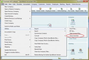 Importing Data File into QuickBooks